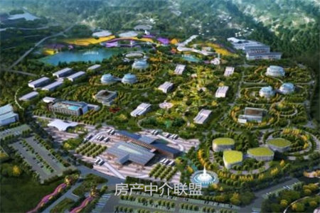 云门山花园别墅600平680万带俩车库位置吉佳